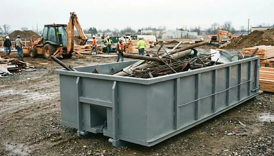 Same-Day Roll-Off Container Service for Industrial Scrap